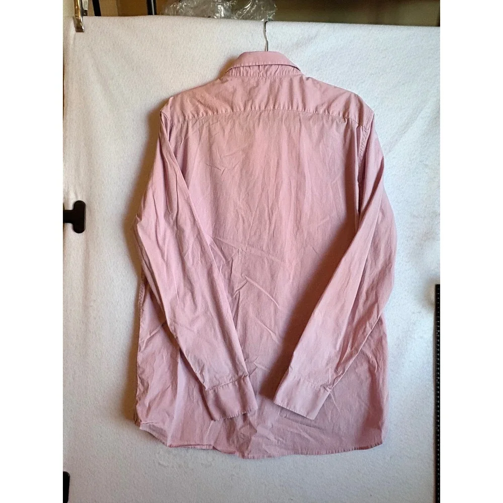 Banana Republic Slim Fit Pink Lavender Long Sleeve Button Down Dress‎ Shirt XL